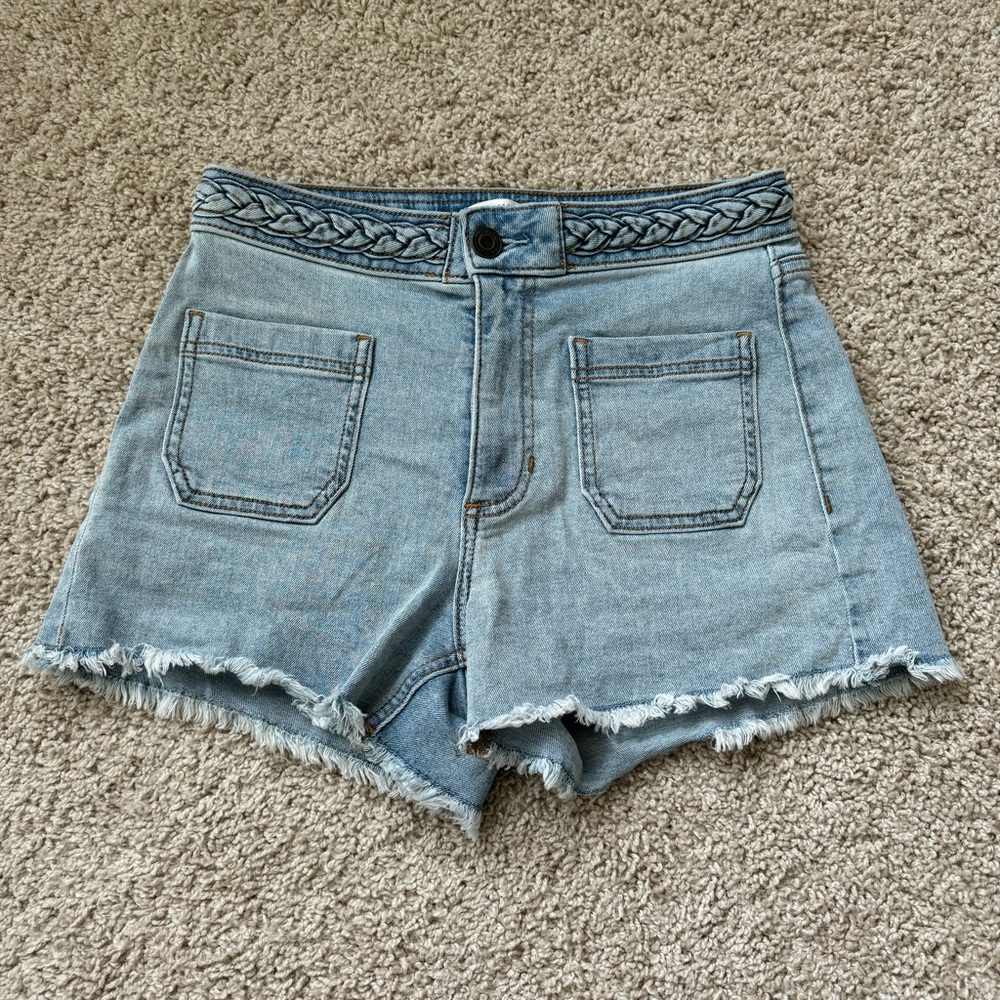 LC Lauren Conrad Braided Shorts